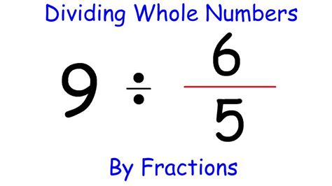 dividing whole number fractions calculator